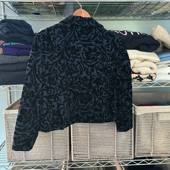 GIRLS CROPPED BLAZER TEXTURED - Picture 4 of 5